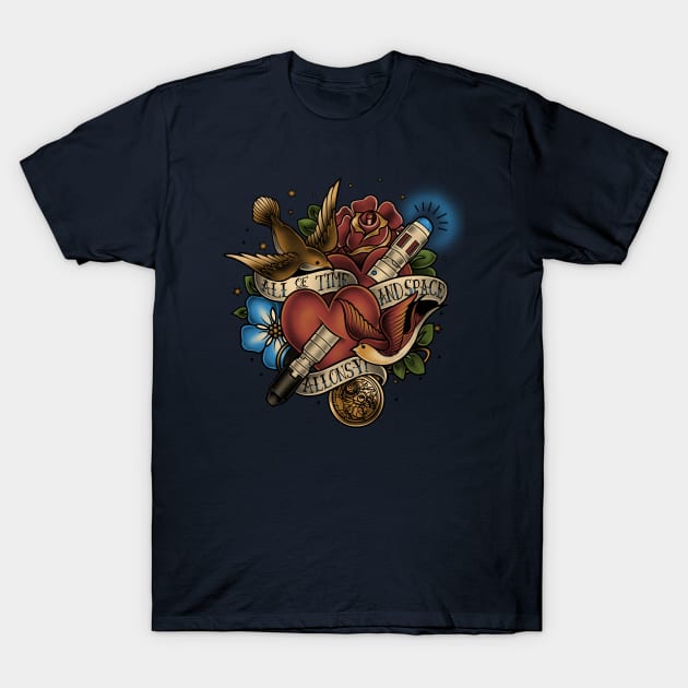 All of Time and Space T-Shirt by MeganLara